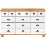  Komoda ASKIM Bijelo 79 x 40 x 133,5 cm Čvrsto borovo drvo | shoptok.hr
