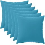  Jastuk s jastukom HEERLEN 6 kom. Svjetloplava Poliester - Svjetloplava 35 x 35 cm 6 | shoptok.hr