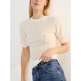 Reserved Džemper od mješavine alpake - krem | shoptok.hr