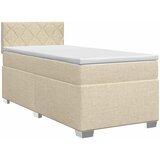  Boxspring krevet s madracem Krem 80 x 200 cm Tkanina | shoptok.hr