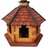  Drvena hranilica za ptice, sa posudom za hranu 40 x 45 x 35 cm | shoptok.hr