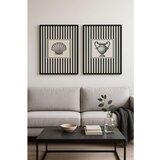 WALLXPERT Czgl4-50 x 35 Višenamenska Dekorativna Slika u Ramovima (2 Komada) | Eponuda.com