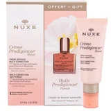 Nuxe Crème Prodigieuse Boost darovni set dnevna krema za kožu Creme Prodigieuse Boost Multi-Correction Silky Cream 40 ml + suho ulje Huile Prodigieuse Florale 10 ml za žene