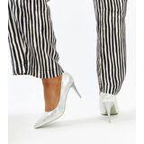 Gemre Silver metallic stilettos with leather insole Paume | ePonuda.com