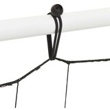 Nogometna mreža za odbijanje 184 x 61 x 123 cm željezo i PE | shoptok.hr
