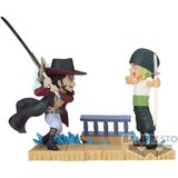 Bandai figura world zbirateljska enodel roronoa zoro vs dracule mihawk log stories, (20838035) Cene