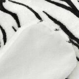  Tepih Tigar od Pliša 144 cm Bijeli | shoptok.hr