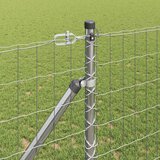  Vanjska Euro Ograda s Oštrim Šiljcima 10 x 1,2 m Srebrna Mreža | shoptok.hr