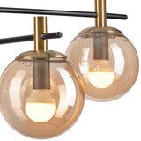  Luster na šipci LILOU 4xE14/5W/230V zlatna/crna/dimno bež | Eponuda.com