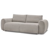 Bobochic Paris Svijetlo siva/bež sklopiva sofa od samta 257 cm Lucien – | shoptok.hr