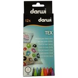  set markera za tekstil DARWI TEX 12 x 3mm Cene