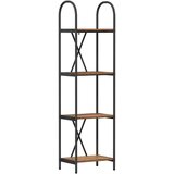 vidaXL Polica Staro drvo 40 x 30 x 146 cm Konstruirano drvo Cijene