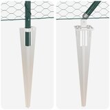  Heksagonalna ograda s stubom 10 x 0,5 m Čelik premazan PVC-om | shoptok.hr
