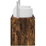  Set ormarića za kupaonicu 3 kom. Dimljeni hrast Smeđa 49,5 x 44,5 x 66 cm | Shoptok.si