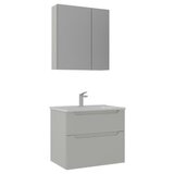 Hanah home Kupatilski ormarić sa umivaonikom i ogledalom (2 komada) Messina 65 v2 402 | Eponuda.com