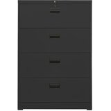 Ormarić za spise antracit 90 x 46 x 134 cm čelični | shoptok.hr