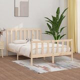 vidaXL Okvir za krevet od masivnog drva 160 x 200 cm Cijene