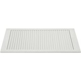  Vrata z letvicami trdna borovina bela 99,3x39,4 cm, (20823736) | Shoptok.si