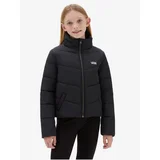 Vans Black Girls' Winter Quilted Jacket Foundry Puffer - Girls