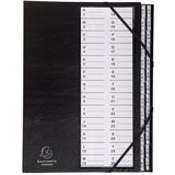 Exacompta Organizator mapa 26 predelkov, črna, (21652410) | Shoptok.si