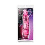 Pink silikonski vibator sa podesivom vibracijom BLUSH00599 | ePonuda.com