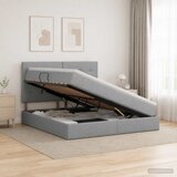  Krevet od pjene s madracem i LED-om Svjetlosiva 180 x 200 cm | shoptok.hr