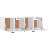  Zidni ormarići 2 kom bijeli 80 x 35 x 36,5 cm konstruirano drvo | shoptok.hr
