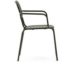 Kave Home Tamno zelena metalna vrtna stolica Brai – | shoptok.hr
