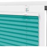 vidaXL Plisirana žaluzija Petrol Green 95x150 cm Širina tkanine | Shoptok.si