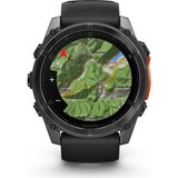 Garmin Fenix 8 – 51 mm, AMOLED, Skrilasto siv model s črnim silikonskim paščkom, (21365643) | Shoptok.si