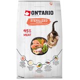 Ontario Cat Sterilised - losos 6,5 kg Cene