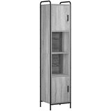  Set ormarića za kupaonicu 4 kom. Siva Sonoma 40 x 36 x 181 cm | shoptok.hr