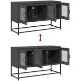 TV ormarić crni 100,5x39x60,5 cm hladno valjani čelik | shoptok.hr