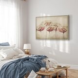  Slika - Flowers in Beige (1 Part) Wide 90x60 | shoptok.hr