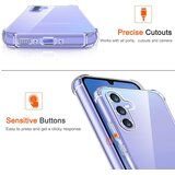 Techsuit Shockproof Clear Silicone prozirna maskica otporna na udarce za Samsung Galaxy A35 5G | shoptok.hr