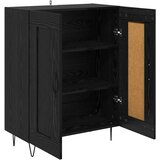  Kreveta Crni hrast 69,5 x 34 x 90 cm Obrađeno drvo i čelik | shoptok.hr