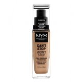 NYX Professional Makeup tekoča podlaga - Can't Stop Won't Stop Full Coverage Foundation - Classic Tan (CSWSF12) | Shoptok.si