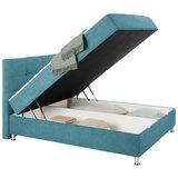 Mömax Postelja Boxspring Oviedo, Turkizna, 180x200 | Shoptok.si