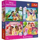 Trefl Disney Princeze - 4 u 1 puzzle 4 x 88 komada - | shoptok.hr