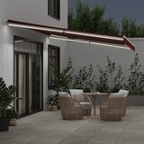 Tenda na ručno uvlačenje s LED bordo 450 x 350 cm | shoptok.hr