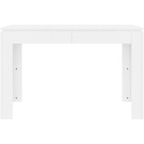 vidaXL Blagovaonski stol bijeli 120 x 60 x 76 cm od iverice | shoptok.hr