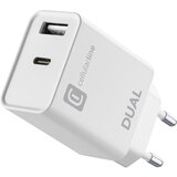 Cellular Line hišni polnilec usb+usb c 20W | Shoptok.si
