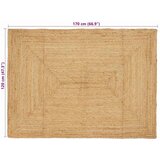vidaXL Tepih Bež 120 x 170 cm Juta | shoptok.hr