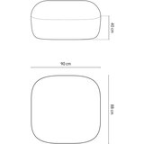 Micadoni Svijetlo sivi tabure od bouclé tkanine Jenny – Home | shoptok.hr