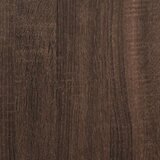  Posteljni okvir rjav hrast 140x200 cm inženirski les in kovina | Shoptok.si