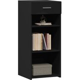  Komoda crna 40 x 42,5 x 93 cm od konstruiranog drva | shoptok.hr
