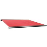 SUNFUN led kazetna tenda (crvene boje, širina: 5 m, izvlačenje: 3 m) + bauhaus jamstvo 5 godina | shoptok.hr