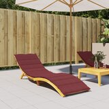  Jastuk za ležaljku prošarani vino crvena 200x60x4 cm od tkanine | Eponuda.com