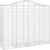  Lučne gabionske košare 12kom 200x50x160/180cm pocinčano željezo | shoptok.hr