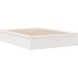  Okvir kreveta bez madraca bijeli 140 x 190 cm masivna borovina | shoptok.hr